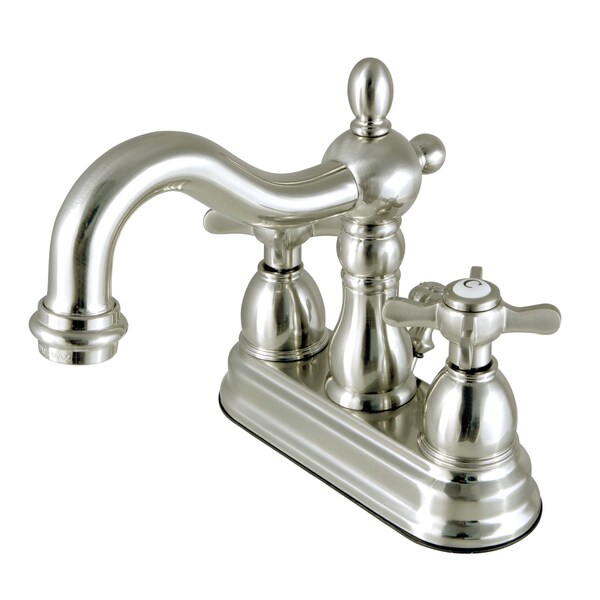 4" Centerset Bathroom Faucet, Brushed Nickel